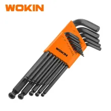 WOKIN 13 Parça Yumru Başlı Allen Açar Dəsti SAE – Peşəkar Altıbucaqlı (Hex) Açar Seti