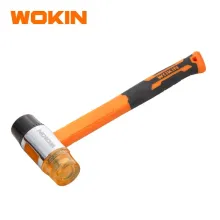 Резиновый молоток WOKIN 35 мм с фиберглассовой ручкой – мягкий и точный удар