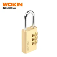 WOKIN 30 mm Kodlu Asma Kilid – açarsız istifadə üçün təhlükəsiz, davamlı və sənaye tipli kilid.