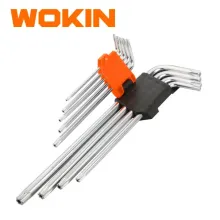 WOKIN 9 Parça Ekstra Uzun Torx Altıbucaqlı (Allen) Açar Dəsti