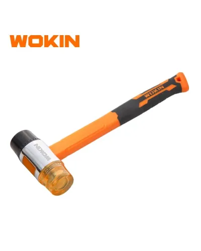 WOKIN 2 Tərəfli Rezin Toqmaq Çəkic 35 mm Fiberqlas Dəstəkli – Zərif və Təhlükəsiz Zərbə