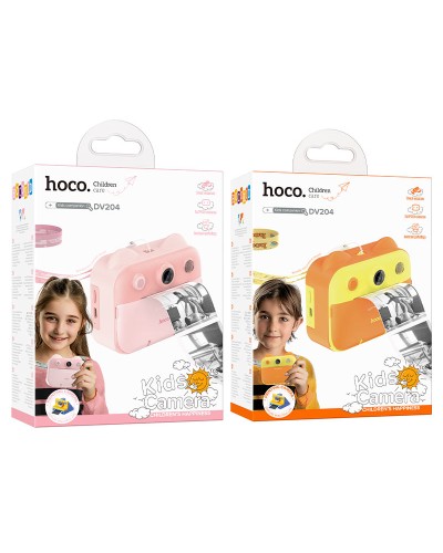 Hoco dv204  Uşaqlar üçün Fotoaparat Printerli 48MP 2.4 inch IPS