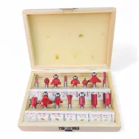 Ağac üçün Frez Bıçağı Dəsti (6 mm Şank) – İncə İşlər üçün Professional Ucluqlar