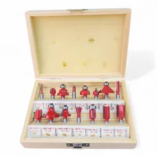 Ağac üçün Frez Bıçağı Dəsti (6 mm Şank) – İncə İşlər üçün Professional Ucluqlar