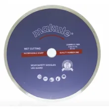 Makute Almaz Disk (180/22 mm) – Düz (Bütöv) Kafel və Keramika Kəsən