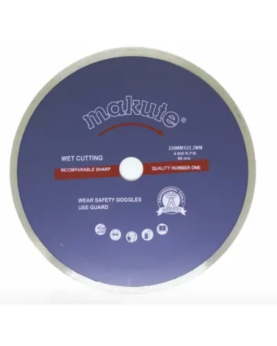 Makute Almaz Disk (180/22 mm) – Düz (Bütöv) Kafel və Keramika Kəsən