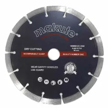 Makute Almaz Disk (180/22 mm) – Turbo (Kəsikli) Beton və Daş Kəsən