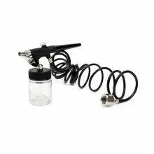 Pulverizator Mini Dəst İki Balonlu (Plastik) – Professional Aeroqraf Dəsti