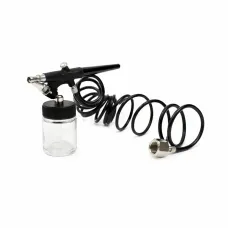 Pulverizator Mini Dəst İki Balonlu (Plastik) – Professional Aeroqraf Dəsti