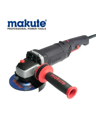 Makute Laqonda (Elektrikli, Xodlu) AG006-V 125 mm / 1550W – Tənzimlənən Sürətli Peşəkar Daşlama Aparatı