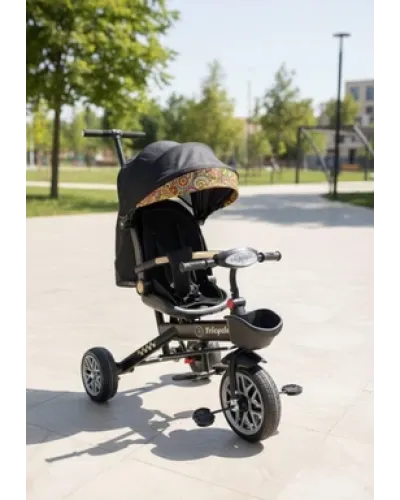 AYKN-6169 Qara Uşaq Üçtəkərli Velosiped