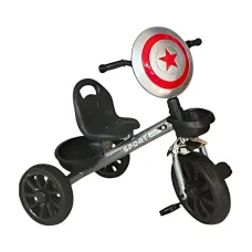 Captain America 953427-RB Uşaq Üçtəkərli Velosipedi Boz