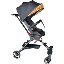 Детская коляска 953260-RB – Стиль, эргономика и практичность (Серый)