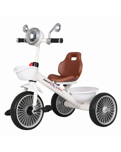 Tricycle Ağ Üçtəkərli Uşaq Velosipedi