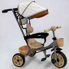 Uşaq üçtəkərli velosiped 953217-RB ağ/boz