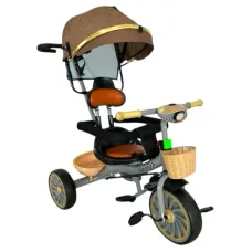 Uşaq üçtəkərli velosiped boz