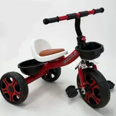 Uşaq üçtəkərli velosipedi 104KZ197 qırmızı