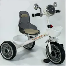 Uşaq üçtəkərli velosipedi KZ197 ağ