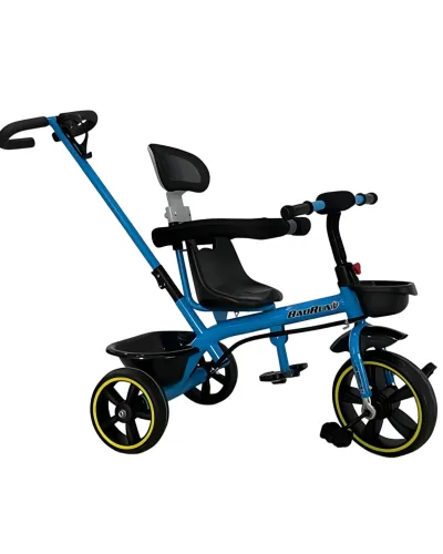 Uşaq üçtəkərli velosipedi 608-KZ197, mavi, 6 yaşa qədər