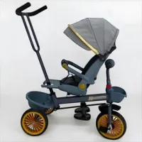 Uşaq üçün üçtəkərli velosiped 953213-RB | boz uşaq üçtəkərli velosiped