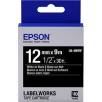 Epson LK-4GBF C53S654018 Fluorescent Black/Green Флуоресцентная лента 12 мм x 9 м