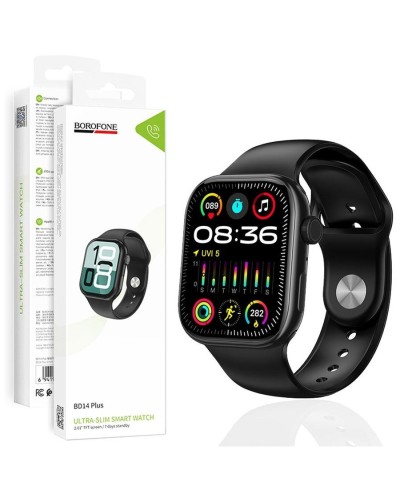 Borofone BD14 Plus Smart Saat 2.01" Bluetooth 5.3 IP54 TFT Ekran