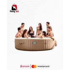 Intex Şişmə Köpüklü Spa Hidromasaj Vannası 6 Nəfərlik (795L, 120 Jets, 2200W)