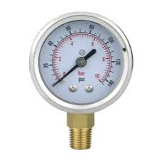 MAIRUIKESI Professional Yüksək Təzyiq Manometri (0-600 Bar / 8600 PSI)