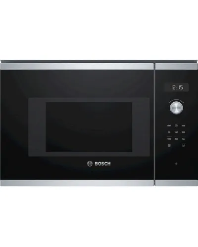 Mikrodalğalı soba Bosch BFL524MS0 20L Elektromexaniki Paslanmayan Polad/Qara Quraşdırılan