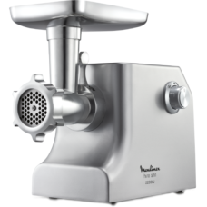 Moulinex 4in1 Ətçəkən – 2200W, 5.5 kq/dəq, Metal, 2 Sürət