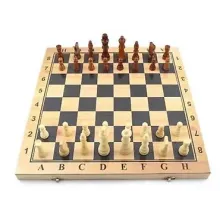 Набор Sulida 3 в 1: шахматы, шашки и нарды – деревянная игра 40x40 см