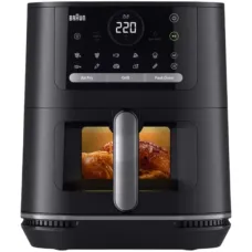 Braun Air Fryer – 6L, 2000W, 20 Proqram, Elektron İdarəetmə, Qara