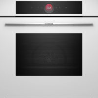 Встраиваемый духовой шкаф Bosch HBG7741W1 электрический 71L с пиролитической очисткой, гриль, конвекция, белый