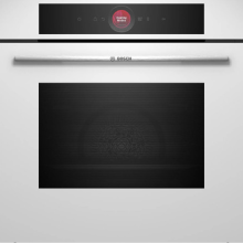 Quraşdırılan Soba Bosch HBG7741W1 Elektrik 71L Pirolitik Təmizləmə Qril Konveksiya Ağ
