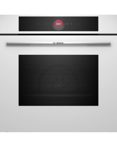 Quraşdırılan Soba Bosch HBG7741W1 Elektrik 71L Pirolitik Təmizləmə Qril Konveksiya Ağ