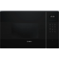 Микроволновая печь Bosch BEL554MB2 25L с грилем, электронная, черная, встраиваемая