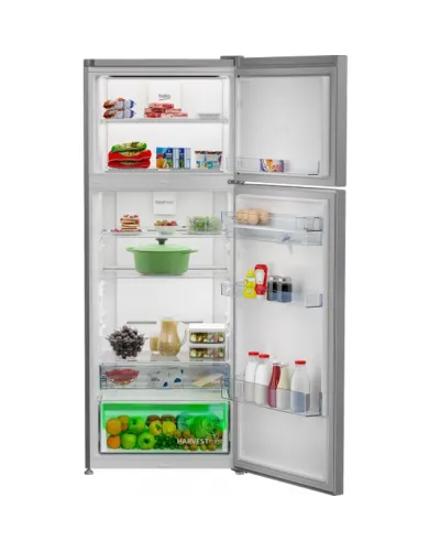 Soyuducu Beko RDNE455E40DSN 406L No Frost İkikameralı Gümüş İnvertor Su Dispenserli