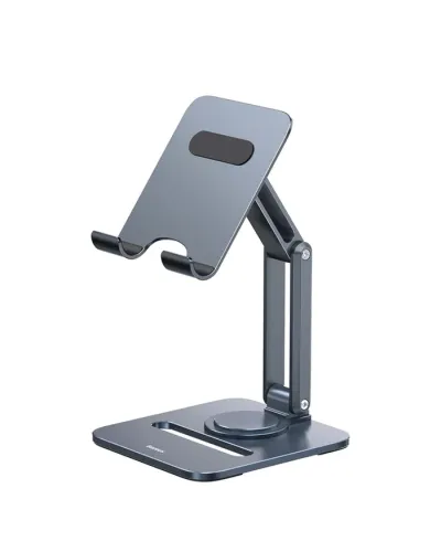 Baseus Desktop İkioxlu Qatlanan Metal Telefon və Planşet Stendi Boz