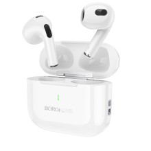 Simsiz qulaqlıq Borofone BW58 TWS Bluetooth Type-C White + Charging Cable