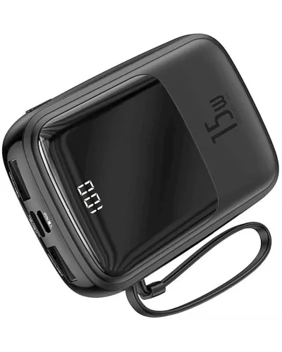 Baseus Qpow Digital Display 10000mAh 15W Type-C Kabelli Power Bank