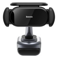 Baseus T-Space Series Solar Electric Car Holder Tesla Model 3/Y Telefon Tutacağı Qara