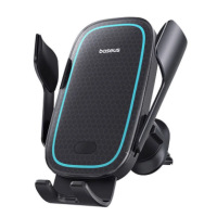 Baseus Milky Way Pro Series Wireless Charging 15W C40357000111-00 Avtomobil Telefon Tutacağı Qara
