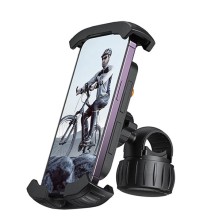 Baseus QuickGo Series Bike Phone Mount Velosiped Telefon Tutacağı Qara