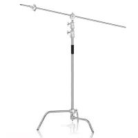 C-Stand + Polad Durna Dayağı 330sm (Boom Arm 120sm, Grip Head Set)
