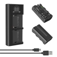 Neewer NP-F550 комплект из 2 аккумуляторов с двойным зарядным устройством
