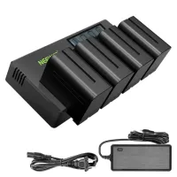 Neewer NP-F970 4-lü Batareya və 4 Kanallı Şarj Adapter Dəsti