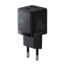 Сетевое зарядное устройство Baseus Palm Fast Charger 20W USB-C + USB-A EU