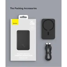 Baseus Magnetic Wireless Power Bank 6000mAh 20W PPCXW06