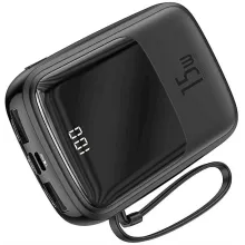 Baseus Qpow Digital Display 3A 10000 mAh Type-C Kabel ilə Power Bank