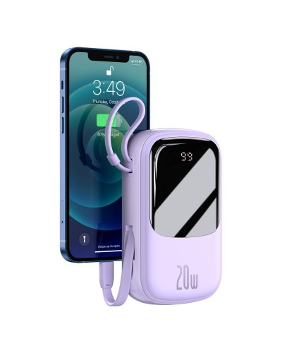 Baseus Qpow Digital Display Power Bank 20000mAh 20W USB